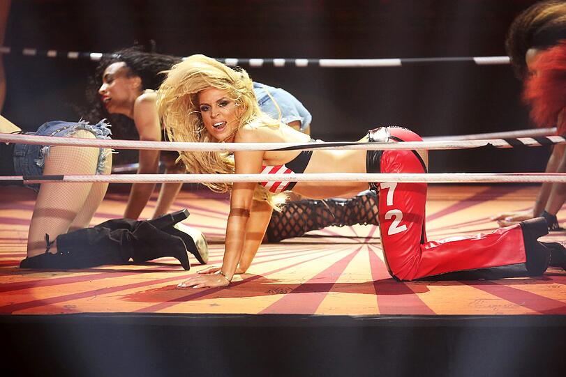 Aneta als Christina Aguliera 'Dirrty'.