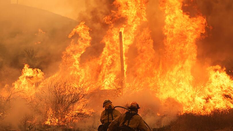 Die Flammen in Kalifornien haben vielen Menschen in die Flucht geschlagen.