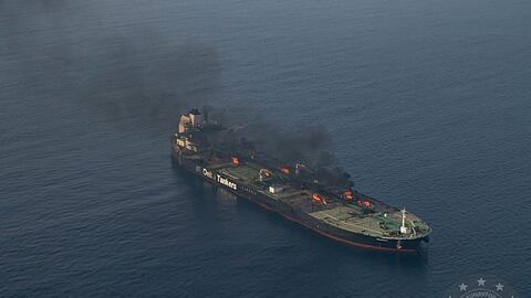 Die Huthi-Miliz griff vom Jemen aus immer wieder Handelsschiffe im Roten Meer an. (Archivbild)