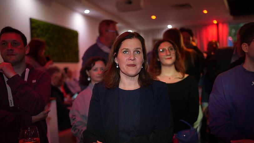 Dritte B&uuml;rgermeisterin Verena Dietl bei der SPD-Wahlparty am Oberanger.