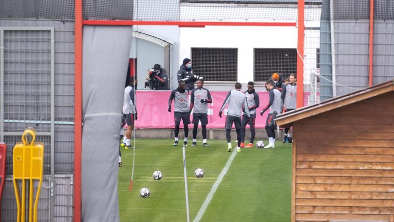 Abschlusstraining des FC Bayern auf dem Trainingsgelände an der Säbener Straße.