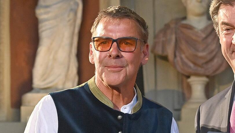 Schauspieler Sascha Hehn bei der Verleihung des Bayerischen Verdienstordens im Juli 2023 im Antiquariat der Münchner Residenz.
