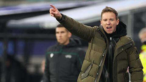 Könnte mit Leipzig einen schweren Brocken als nächsten Gegner in der Königsklasse bekommen: RB-Coach Julian Nagelsmann.