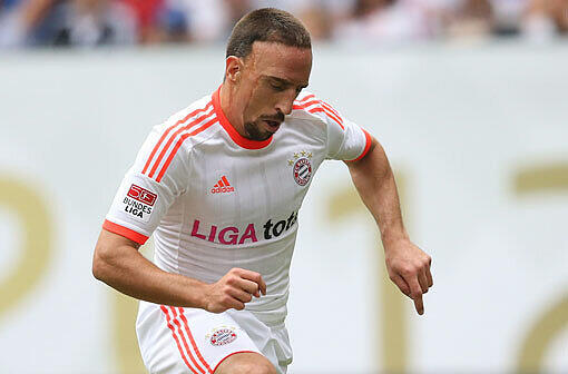 Franck Ribéry fehlt dem FC Bayern im Spiel gegen Schalke 04.