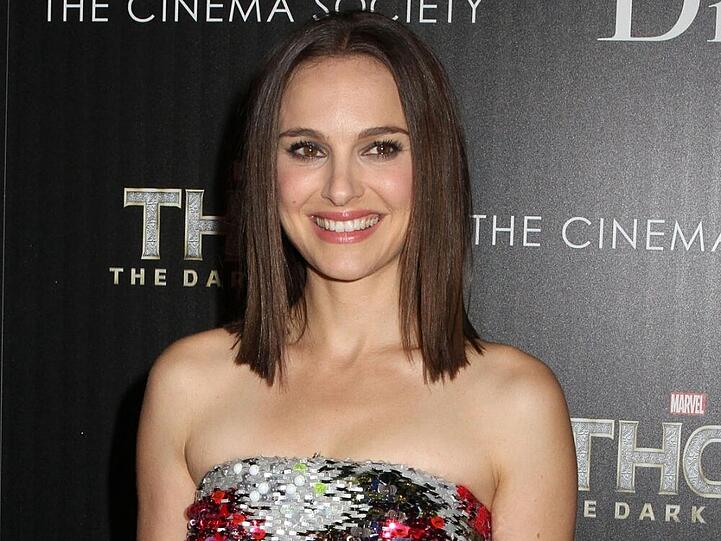 Die US-israelische Schauspielerin Natalie Portman bei einer "Dior"-Party zu ihrem neuen Film "Thor - The Dark Kingdom"