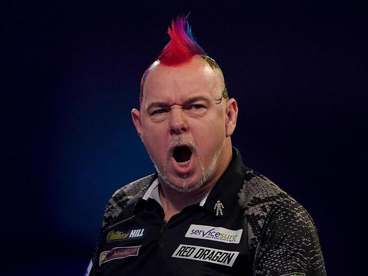 Steht im Finale der Darts-WM: Peter Wright.