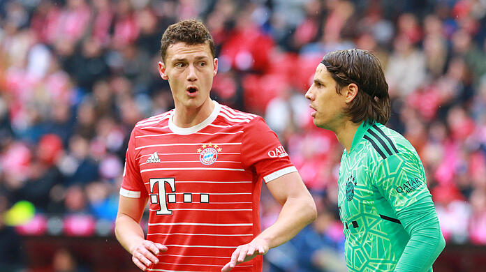 Gingen 2023 gemeinsam vom FC Bayern zu Inter Mailand: Benjamin Pavard (li.) und Yann Sommer.