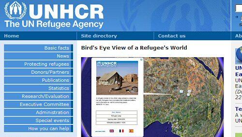 Mit dem Internet-Programm möchte das UNHCR auf seine Arbeit aufmerksam machen Mit dem Internet-Programm möchte das UNHCR auf seine Arbeit aufmerksam machen