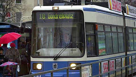 Trambahn in München