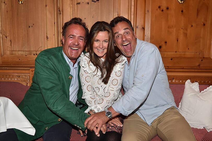 Armin Pfurtscheller mit Markus Grüsser mit Sylvie Lindenbauer