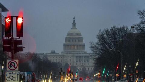 Blick auf das Kapitol in Washington. Die USA erleben den längsten "Shutdown" ihrer Geschichte.