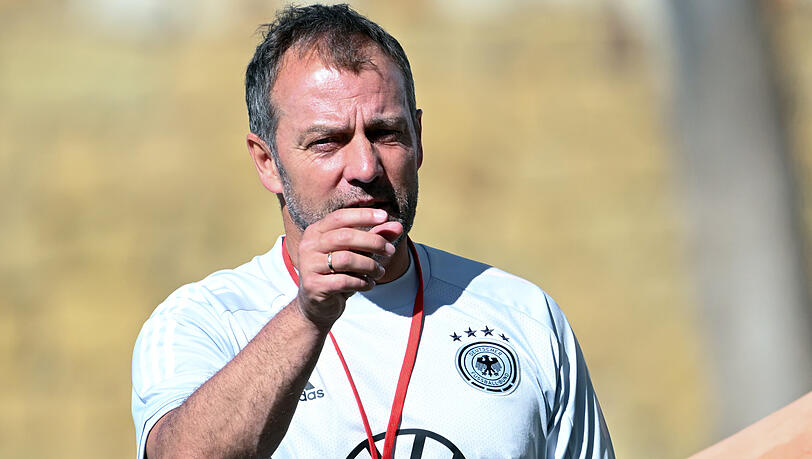 Will mit der Nationalmannschaft zurück in die Weltspitze: Bundestrainer Hansi Flick. (Archivbild)