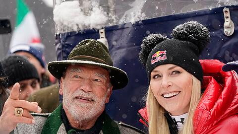 Arnold Schwarzenegger und Lindsey Vonn sind befreundet. (Archivbild)