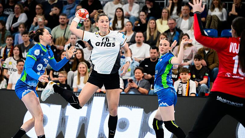 Absolvierte ihr 150. L&auml;nderspiel f&uuml;r Deutschland: Emily Vogel.