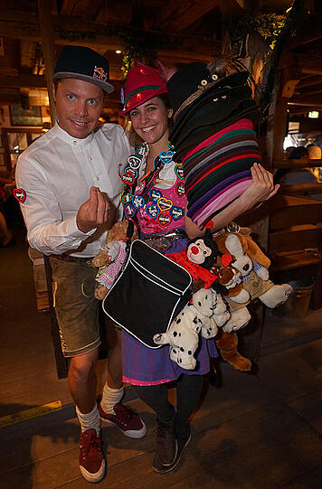 Travis Rice auf der Wiesn.