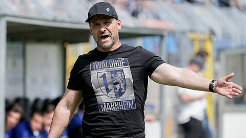 Bernhard Trares Waldhof Mannheim Dritte Liga