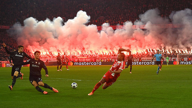 Die Pyro-Aktion gegen Sporting Lissabon hatte eine saftige Strafe durch die Uefa zur Folge.
