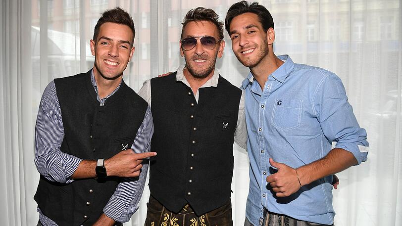Marc Keller mit Aaron Keller und Joshua Keller