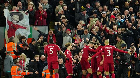 Liverpool spielte sich gegen Manchester United in einen Rausch.