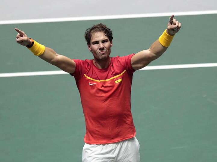 Steht mit Spanien im Davis-Cup-Endspiel: Rafael Nadal.