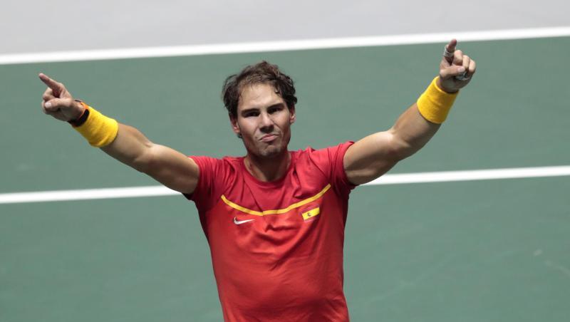 Steht mit Spanien im Davis-Cup-Endspiel: Rafael Nadal. Steht mit Spanien im Davis-Cup-Endspiel: Rafael Nadal.