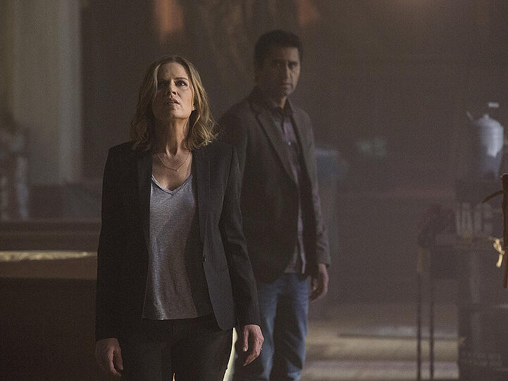 Cliff Curtis und Kim Dickens in "Fear the Walking Dead"