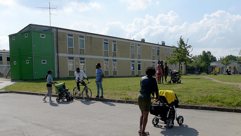 Das Ankerzentrum in Manching.