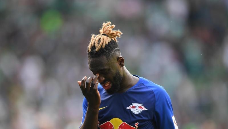 Streitfall: Der mittlerweile für Leeds United gewechselte Ex-Leipziger Jean-Kevin Augustin. Streitfall: Der mittlerweile für Leeds United gewechselte Ex-Leipziger Jean-Kevin Augustin.
