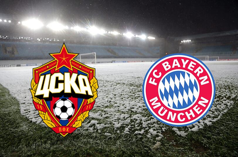 Wegen starkem Schneefall mussten die Bayern das Abschlusstraining in der moskauer Chimki-Arena ausfallen lassen.