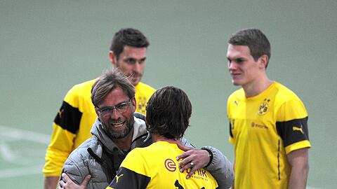 Der BVB startet mit einem Laktattest in die Vorbereitung. Die Bilder von der ersten BVB-Einheit im Jahre 2015.