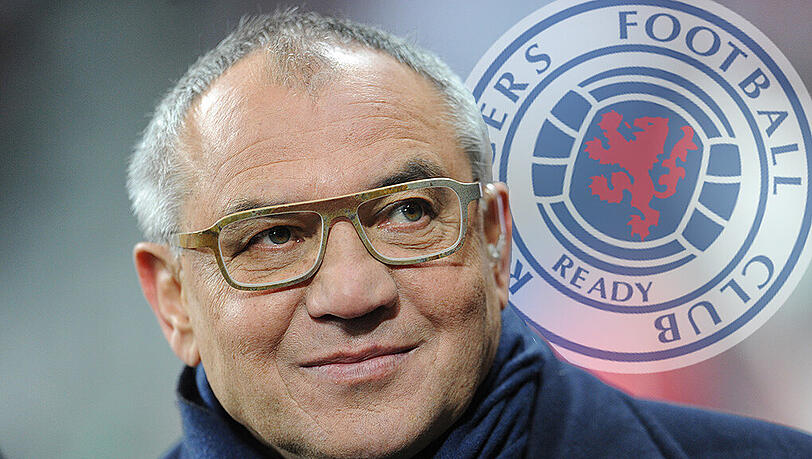 Felix Magath soll sich 1% an den Glasgow Rangers gesichert haben. Felix Magath soll sich 1% an den Glasgow Rangers gesichert haben.