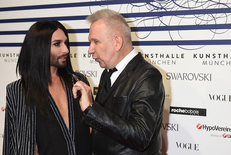 Conchita Wurst und Jean Paul Gaultier
