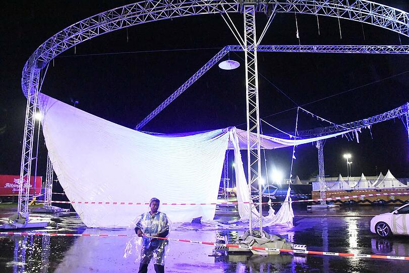 Großflächige Verwüstung und Verletzte beim Echelon-Festival. Die Bilder.