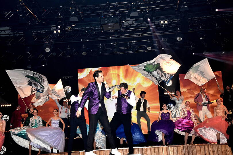 Beim Filserball wurde auf der Showb&uuml;hne einiges geboten.