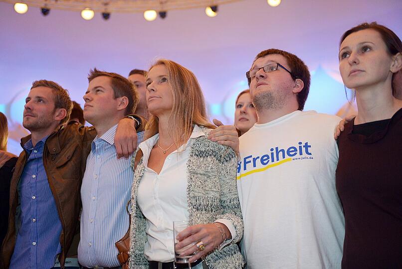 Lange Gesichter bei der FDP: Die Liberalen haben den Einzug in den Bundestag womöglich verpasst.