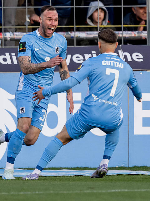Patrick Hobsch (l.) und Julian Guttau sind die beiden besten Löwen-Scorer der abgelaufenen Spielzeit.
