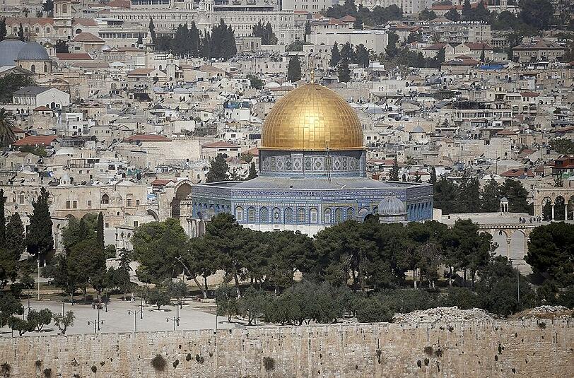 Der Felsendom: Er steht auf dem Tempelberg im südöstlichen Teil der Altstadt von Jerusalem.