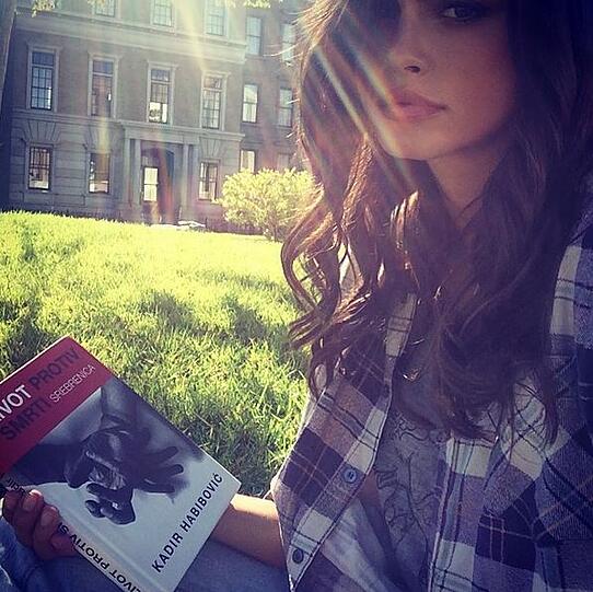 Edin Dzekos Freundin Amra Silajdzic.
