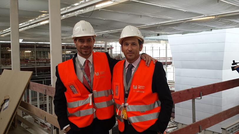Philipp Ahrens und Matthias Stein (v.l.) leiten das Projekt gemeinsam. Foto: Linda Jessen