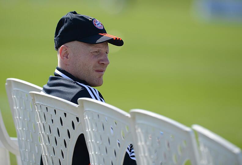 Sport-Vorstand Matthias Sammer beim Trainingslager in Doha.