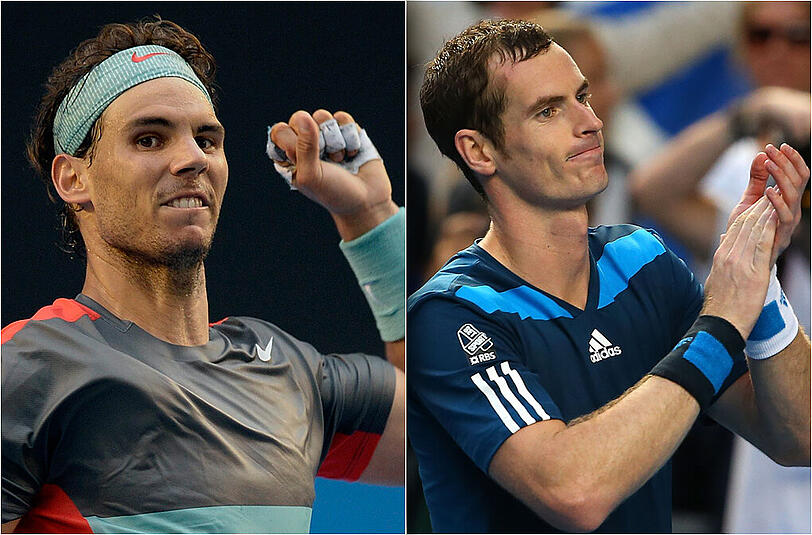 Rafael Nadal und Andy Murray stehen im Viertelfinale der Australian Open.