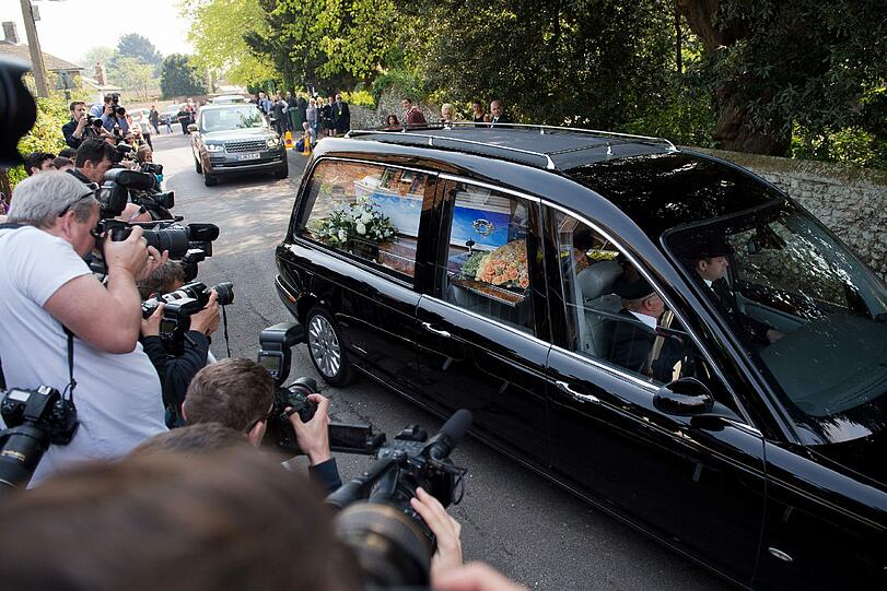 Trauer um Peaches Geldof: Die Bilder von der Beerdigung.
