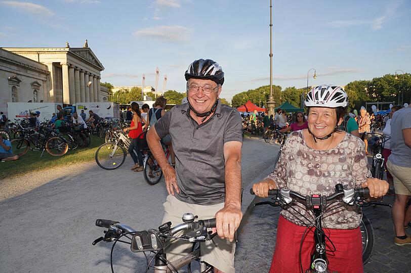 Über 16.000 Münchner waren bei der siebten Radlnacht dabei. Die Bilder.