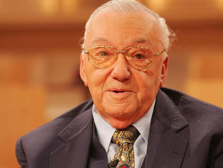 Entertainer Heinz Schenk 2007 in einer NDR-Sendung