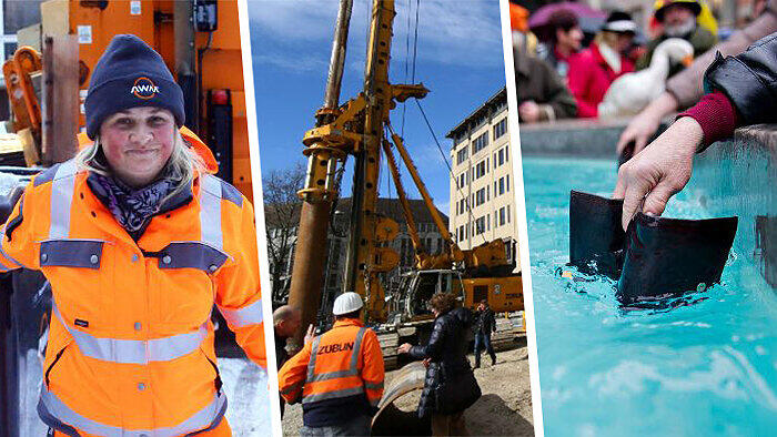Müllfrauen, Geldbeutelwaschen, Spatenstich - wie gut haben Sie die München-Nachrichten im Blick? Testen Sie es im AZ-Quiz!