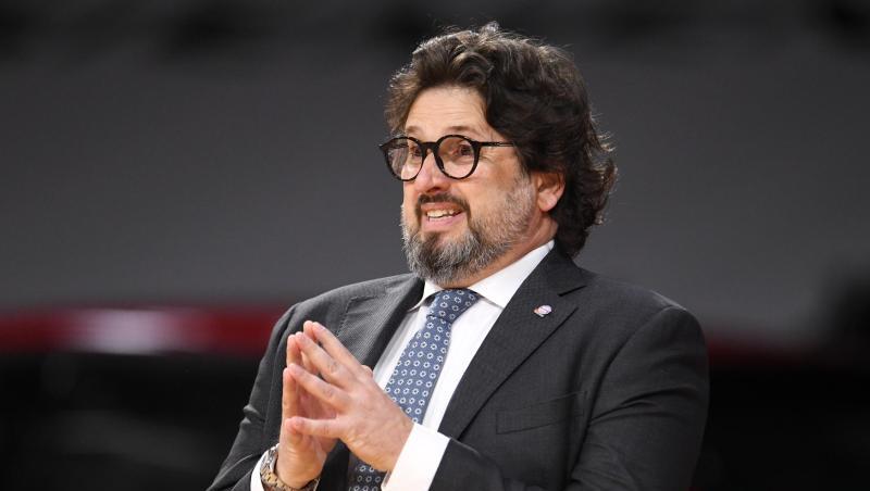 Bayern-Trainer Andrea Trinchieri und sein Team verloren das letzte Spiel gegen Alba deutlich mit 62:100.