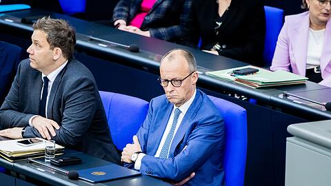 Merz und Klingbeil haben einen Draht, doch ob diese Achse in der Koalition bleibt, ist offen. (Archivbild)