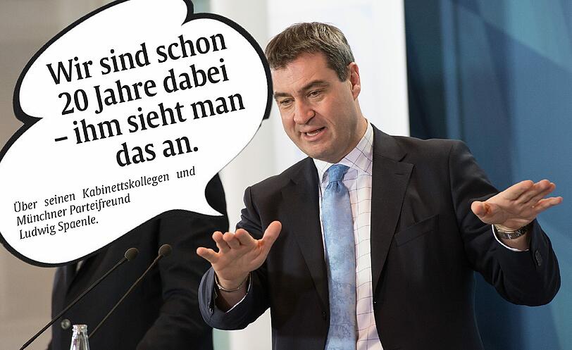 Rhetorisch wird's mit Markus Söder nie langweilig. Seine Sprüche beim CSU-Neujahrsempfang.