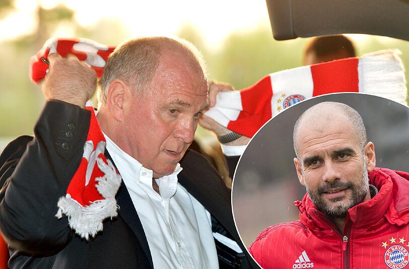 In der PK vor dem Spiel gegen Mainz hat Bayern-Trainer Pep Guardiola auch über Uli Hoeneß gesprochen.