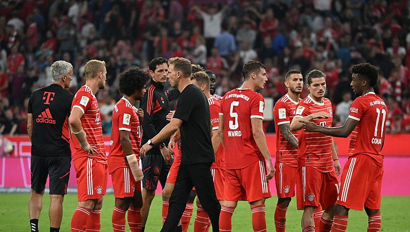 Der Bayern München spielte gegen Mönchengladbach nur Unentschieden.